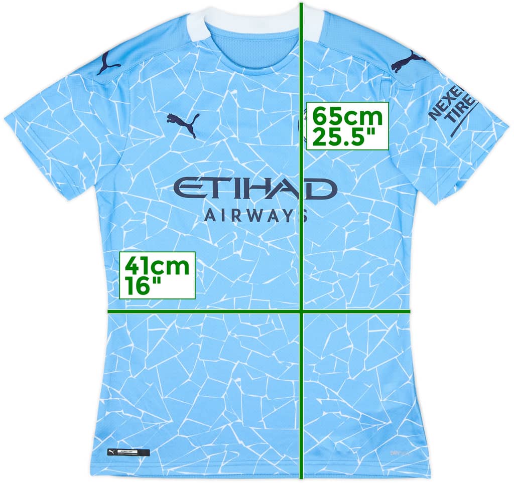 2020-21 Manchester City Home Shirt - 9/10 - (Women's S)