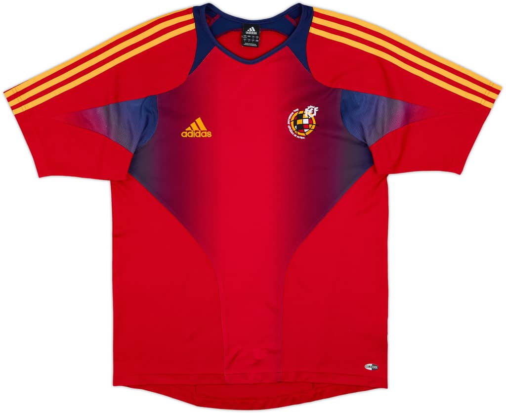 Camiseta adidas de entrenamiento de España 2004-05 - 10/10 - (M)