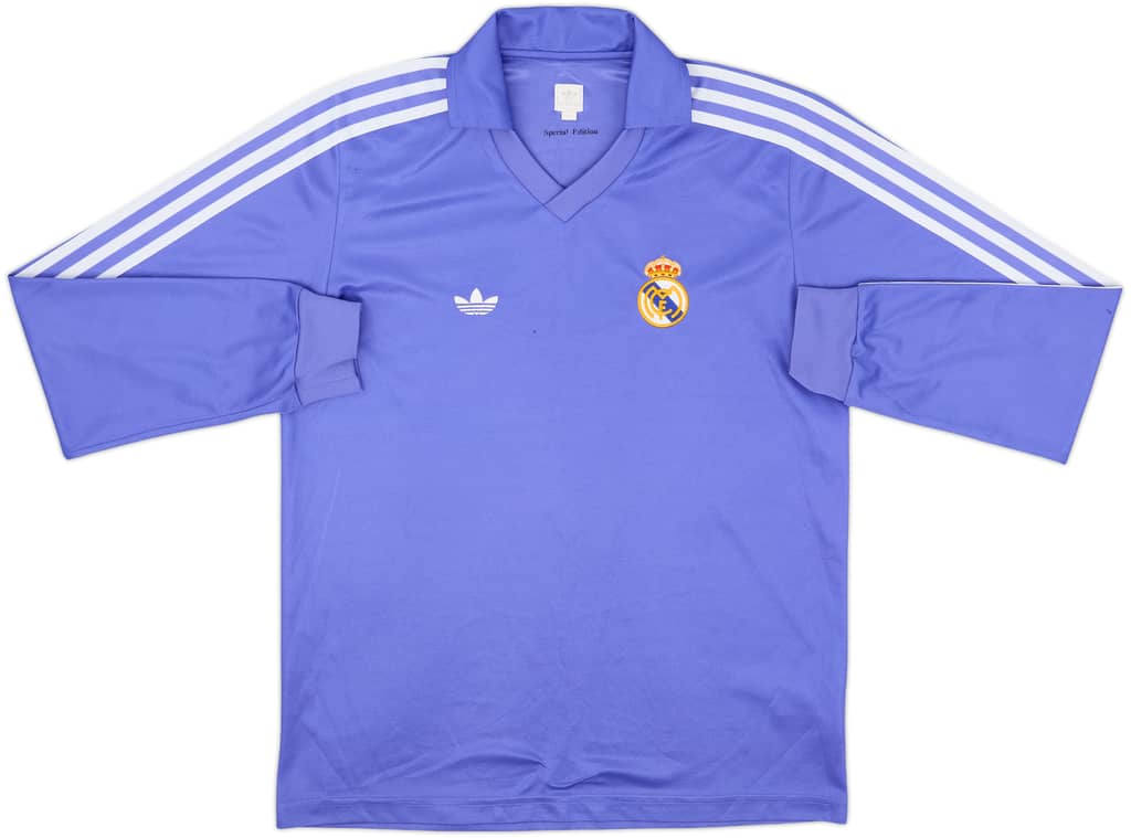 2004-05 Real Madrid adidas Heritage L/S Shirt - 7/10 - (M)