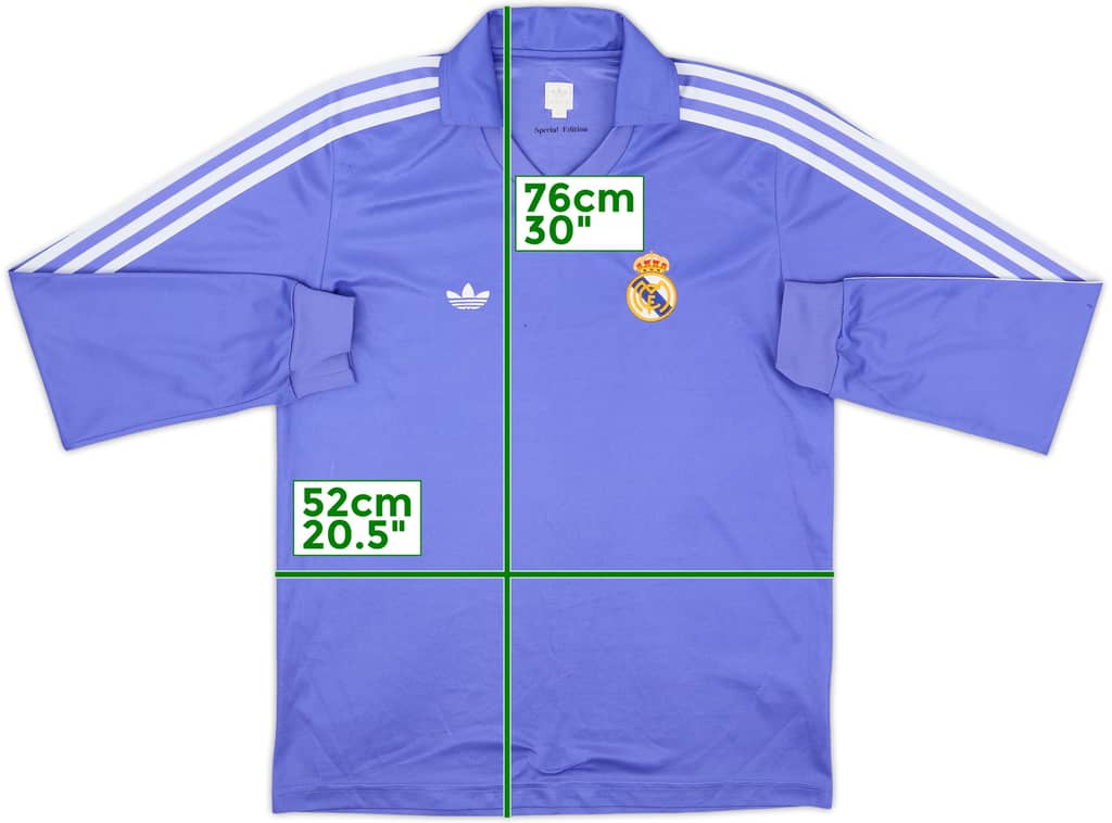 2004-05 Real Madrid adidas Heritage L/S Shirt - 7/10 - (M)