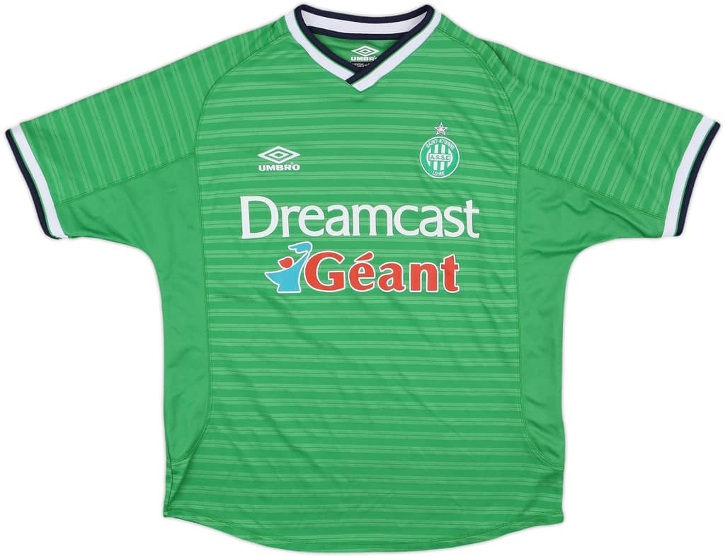 2000-01 Saint Etienne Home Shirt - 8/10 - (L)