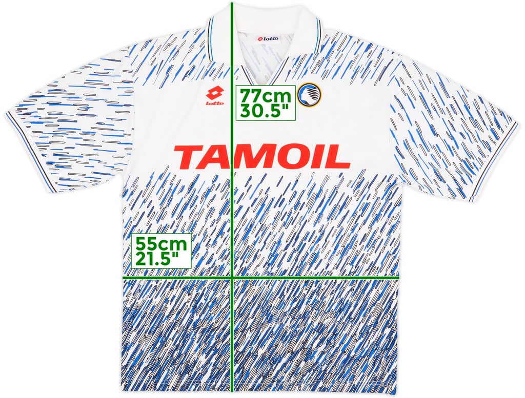 1991-93 Atalanta Away Shirt - 8/10 - (L)