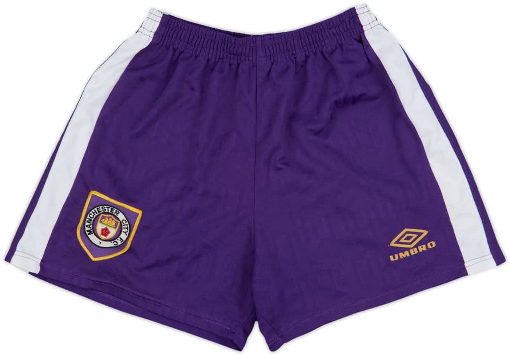 1992-94 Manchester City Away Shorts - 9/10 - (M)