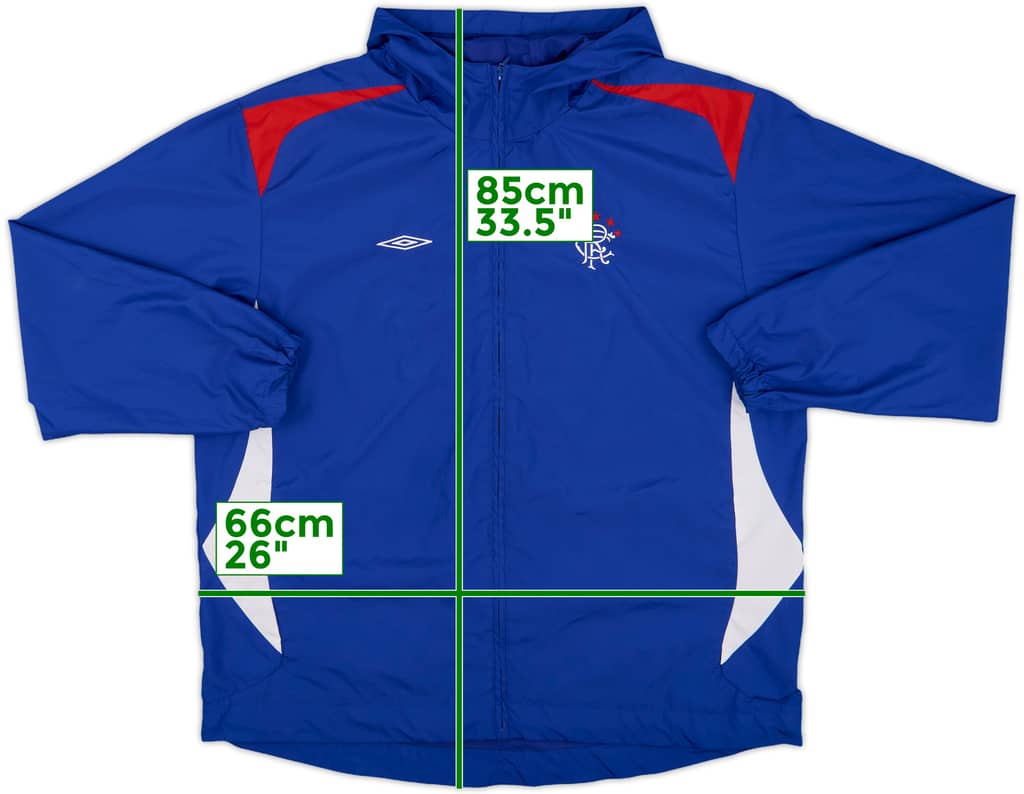 2006-07 Rangers Umbro 1/4 Zip Training Top - 8/10 - (XL)