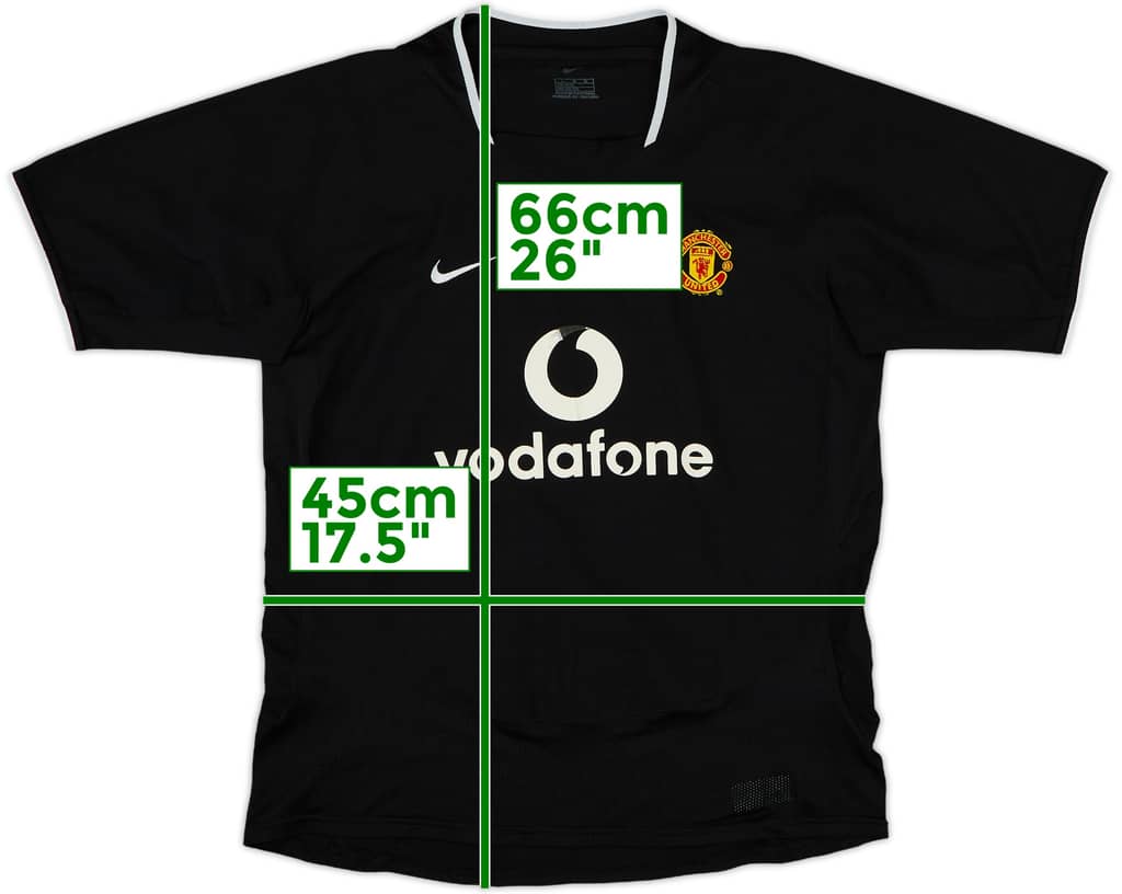 2003-05 Manchester United Away Shirt - 5/10 - (L.Boys)