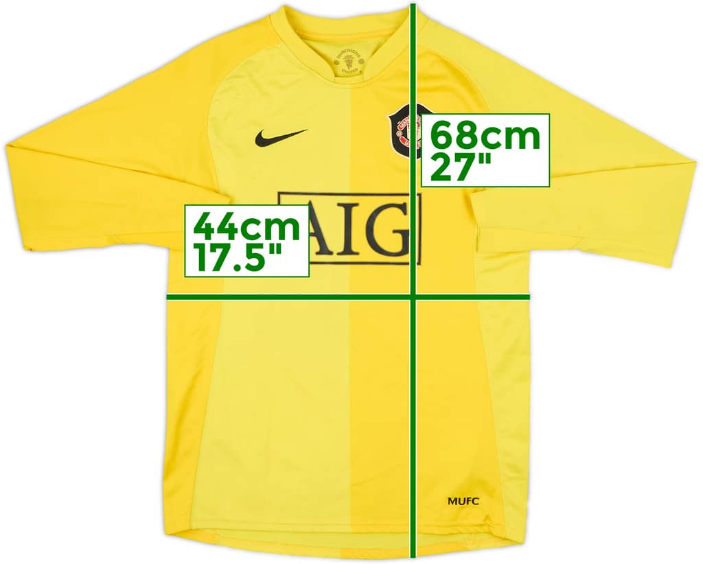 2006-07 Manchester United GK Shirt - 9/10 - (L.Boys)