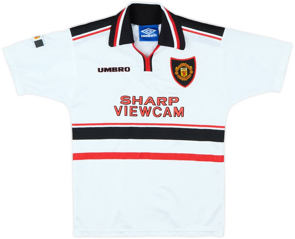 1997-99 Manchester United Away Shirt - 9/10 - (S.Boys)