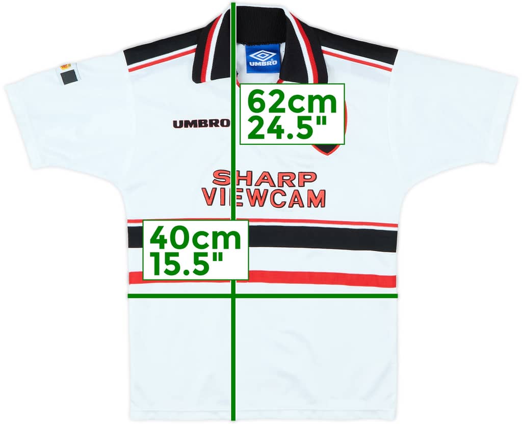 1997-99 Manchester United Away Shirt - 9/10 - (S.Boys)