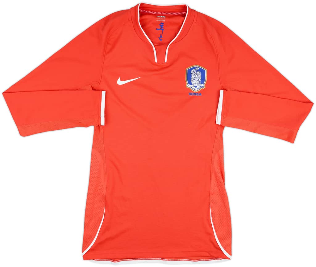 2008-10 South Korea Player Issue Home L/S Shirt - 8/10 - (XXL)