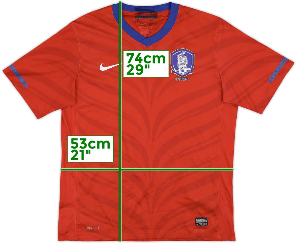 2010-12 South Korea Home Shirt - 7/10 - (L)