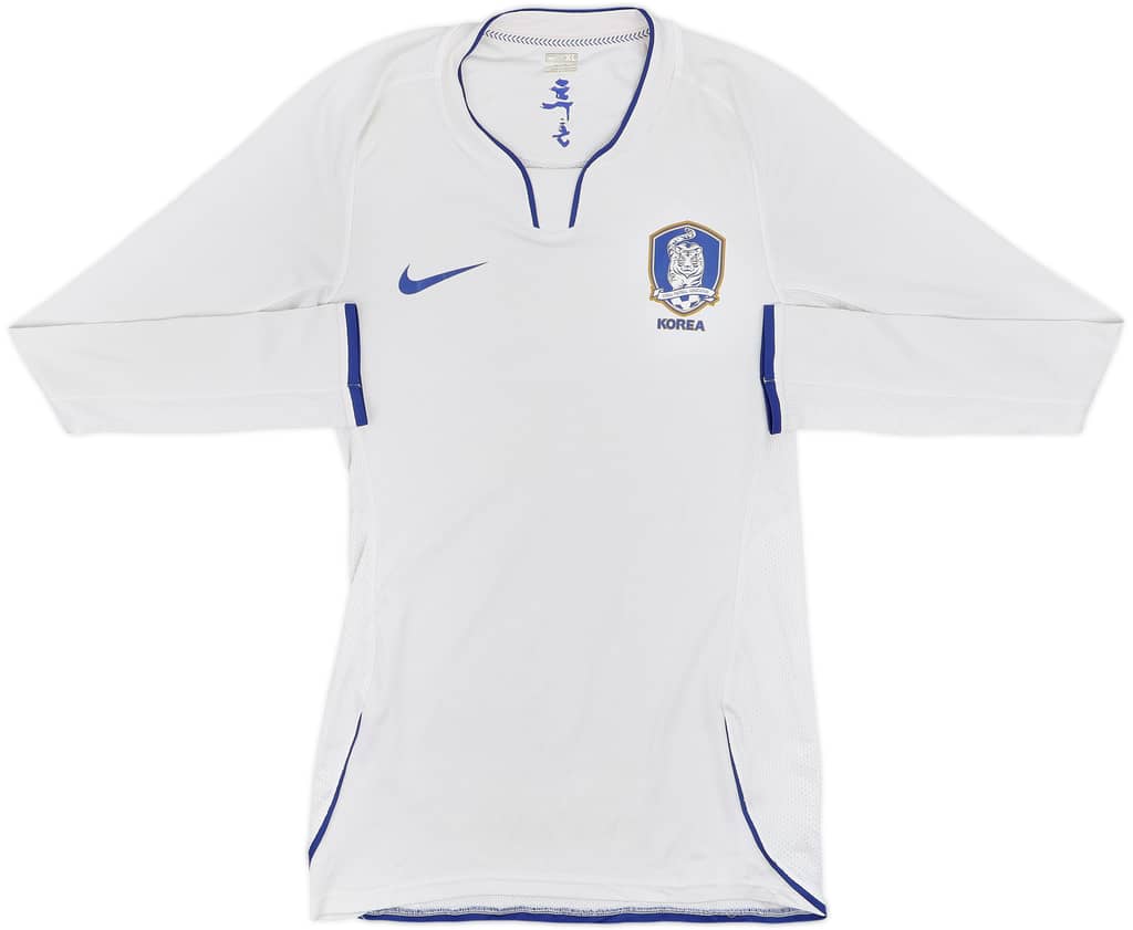 2008-10 South Korea Player Issue Away L/S Shirt - 6/10 - (XL)