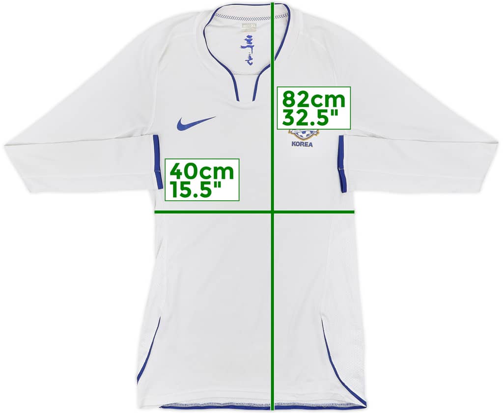 2008-10 South Korea Player Issue Away L/S Shirt - 6/10 - (XL)
