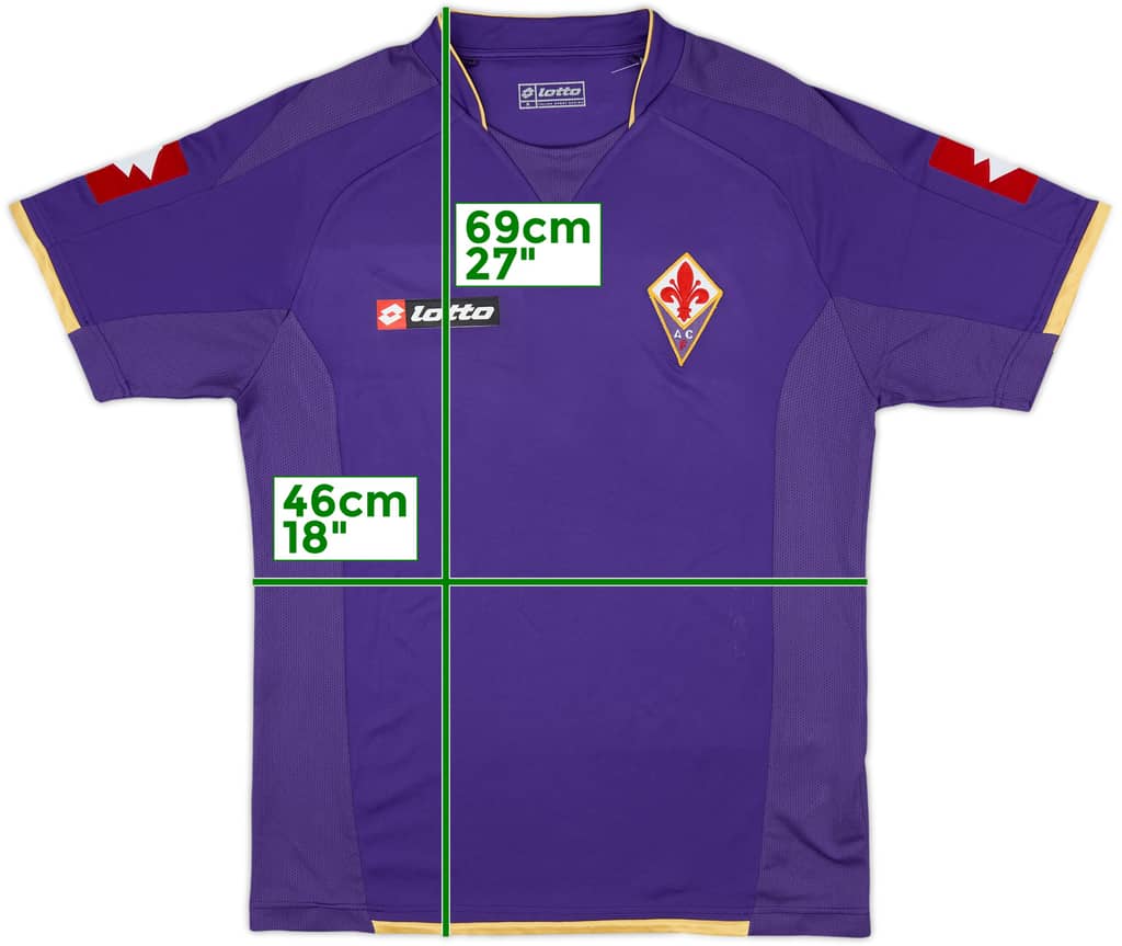 2007-08 Fiorentina Home Shirt - 9/10 - (S)