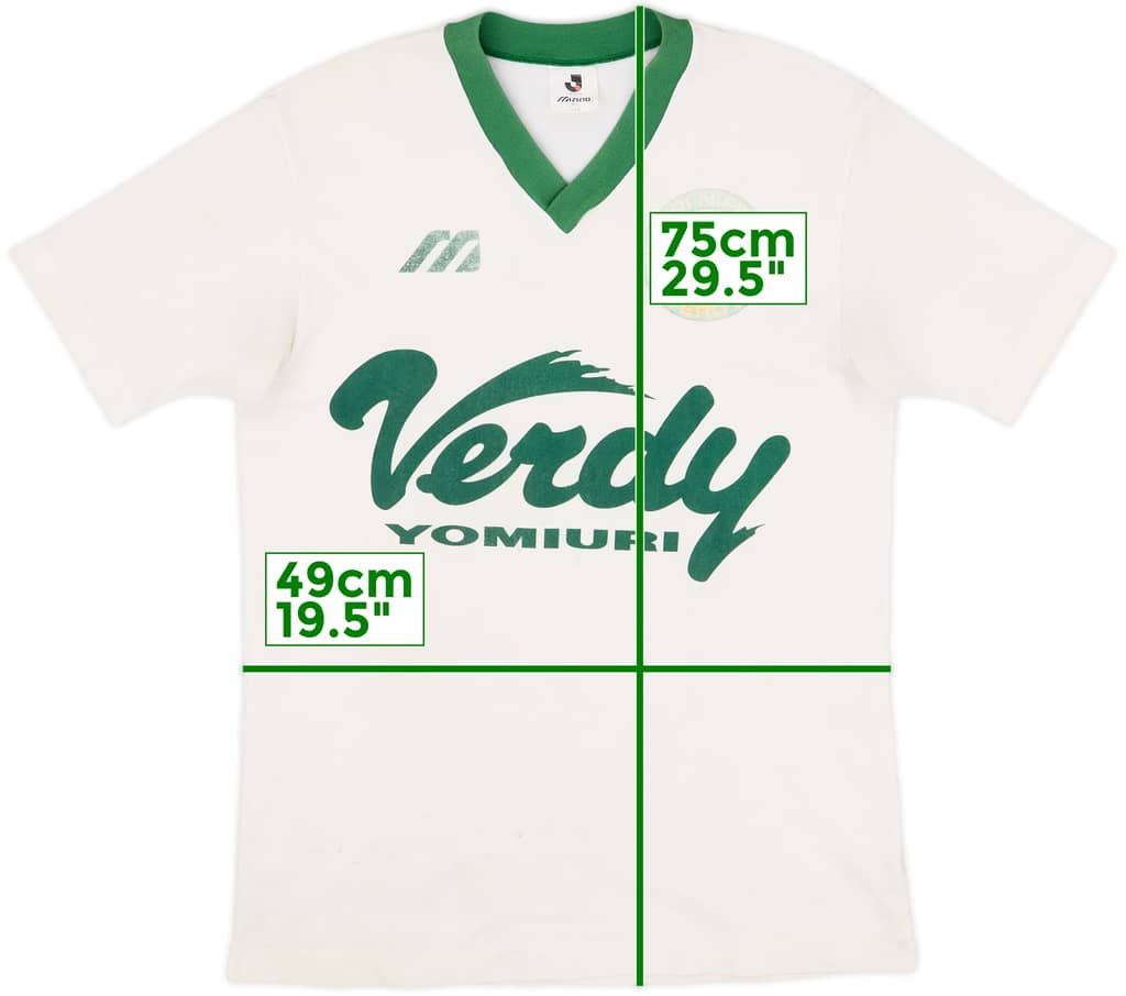 1993-95 Verdy Kawasaki Mizuno Training Shirt - 5/10 - (M/L)