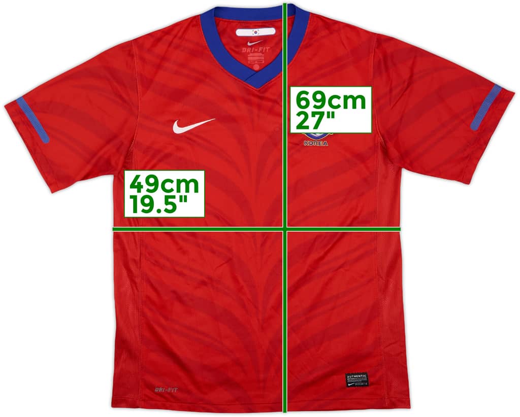 2010-12 South Korea Home Shirt - 5/10 - (M)