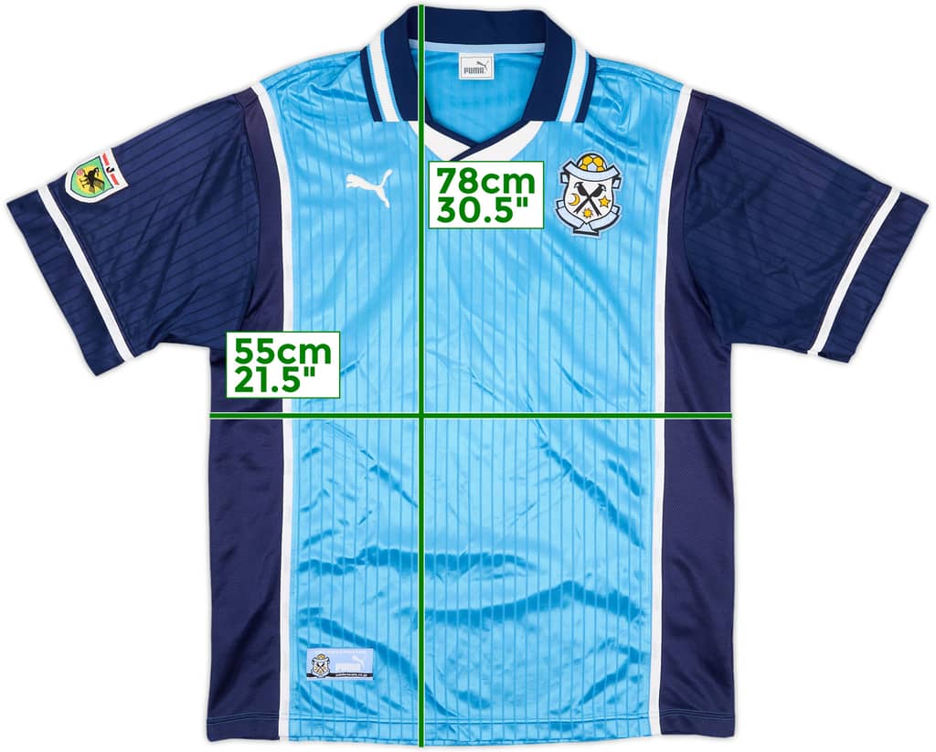 2000-01 Jubilo Iwata Home Shirt - 9/10 - (L)