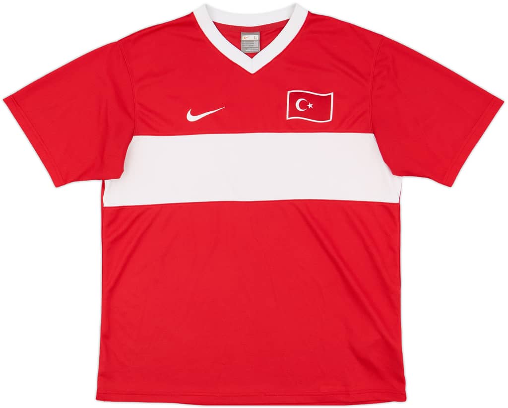 2008-10 Turkey Basic Home Shirt - 8/10 - (L)