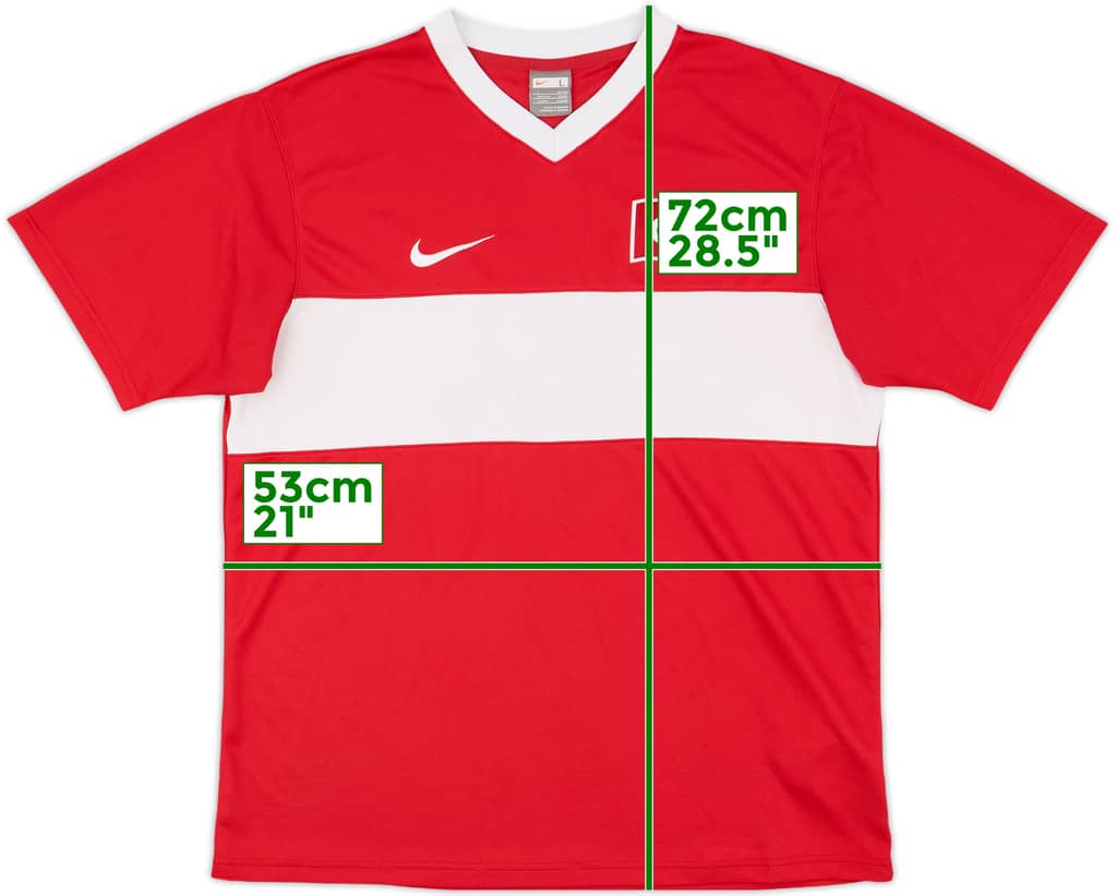 2008-10 Turkey Basic Home Shirt - 8/10 - (L)