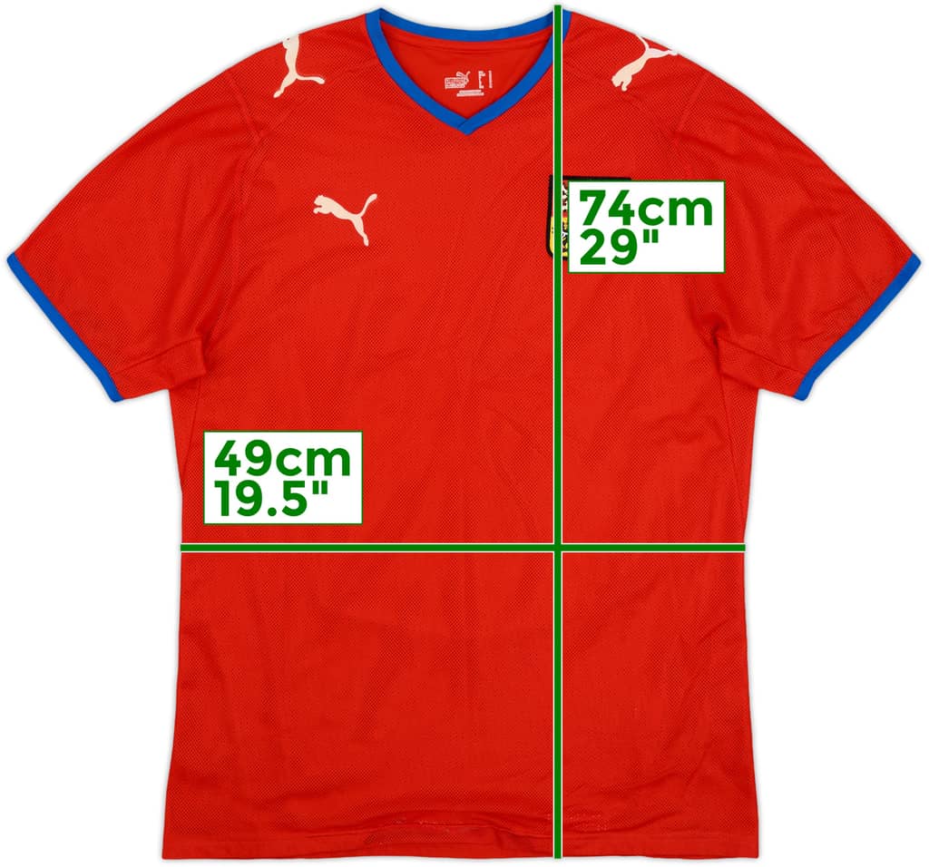 2008-09 Czech Republic Home Shirt - 7/10 - (M)