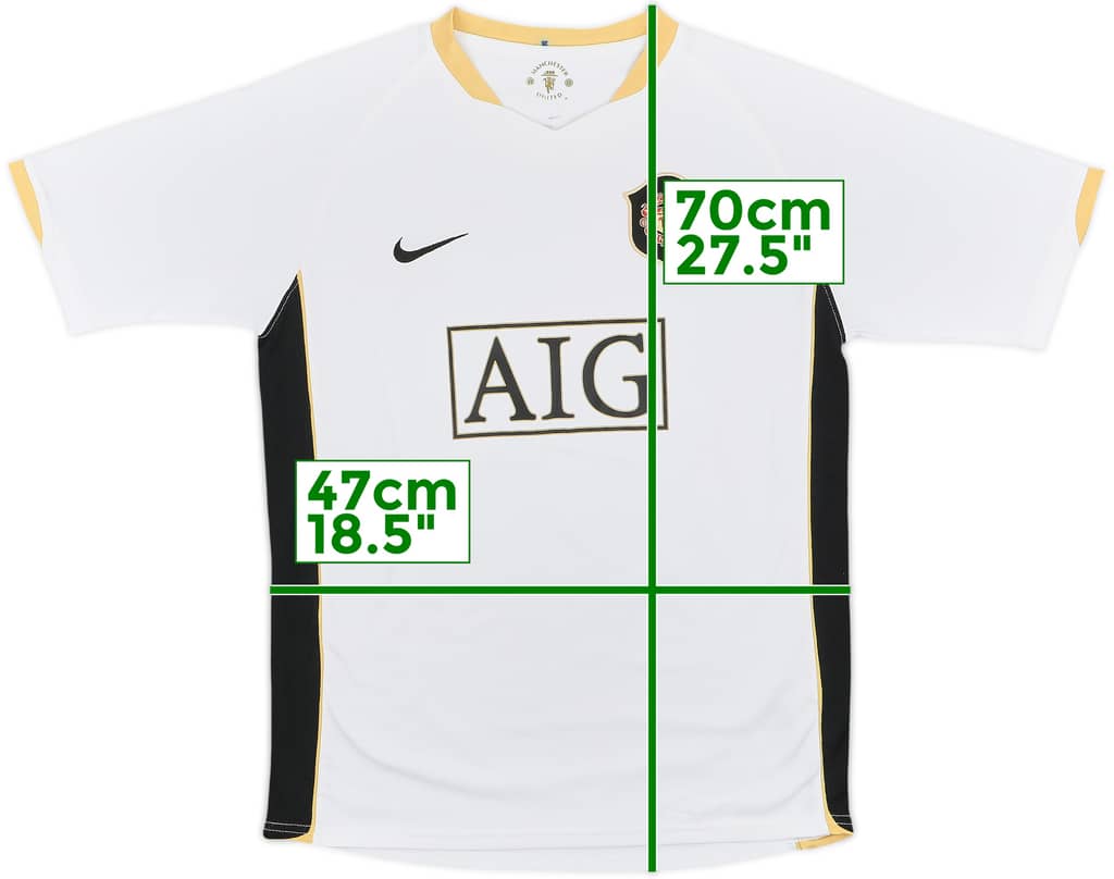 2006-08 Manchester United Away Shirt - 7/10 - (XL.Boys)