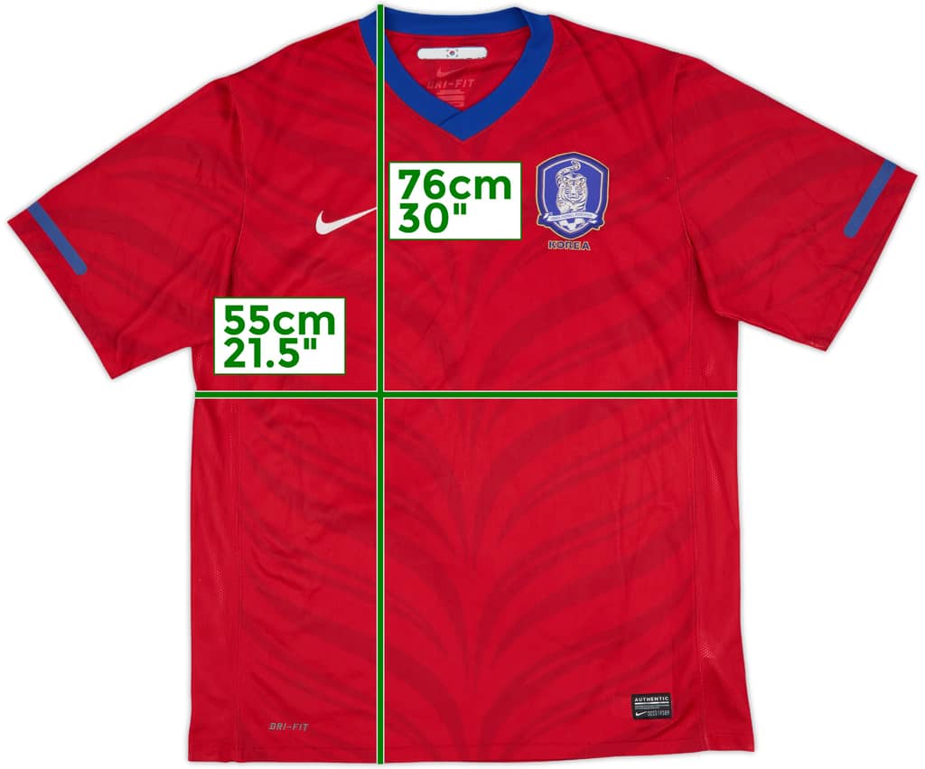 2010-12 South Korea Home Shirt - 8/10 - (XL)