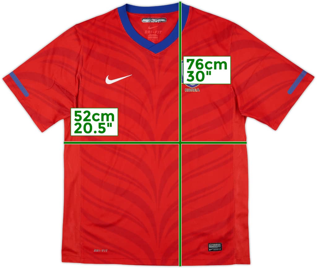 2010-12 South Korea Home Shirt - 9/10 - (L)