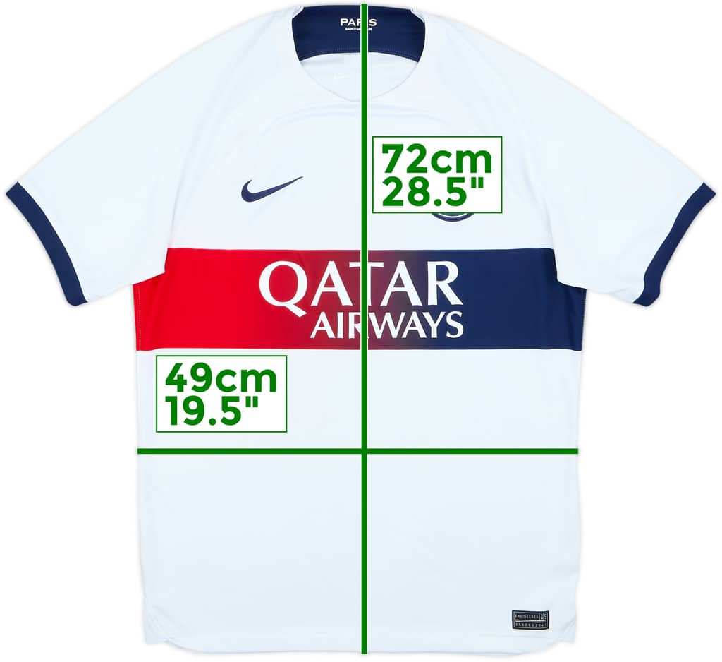 2023-24 Paris Saint-Germain Away Shirt - 9/10 - (M)