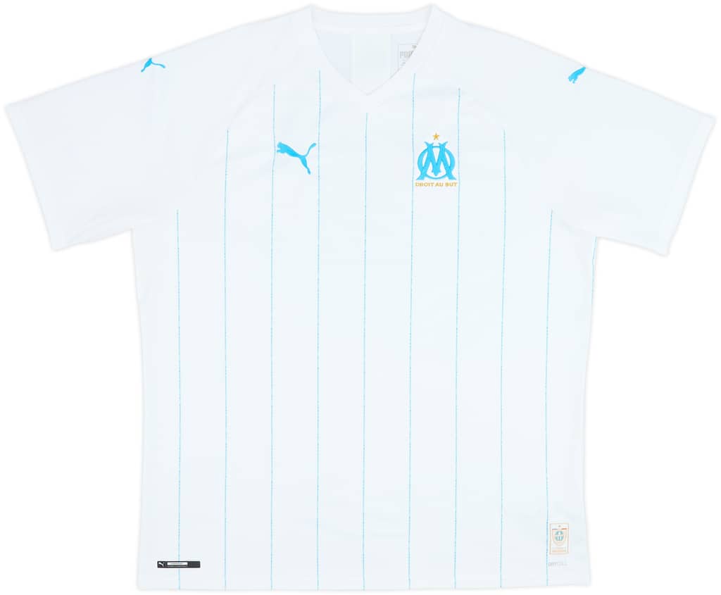 2019-20 Olympique Marseille Home Shirt - 9/10 - (XXL)