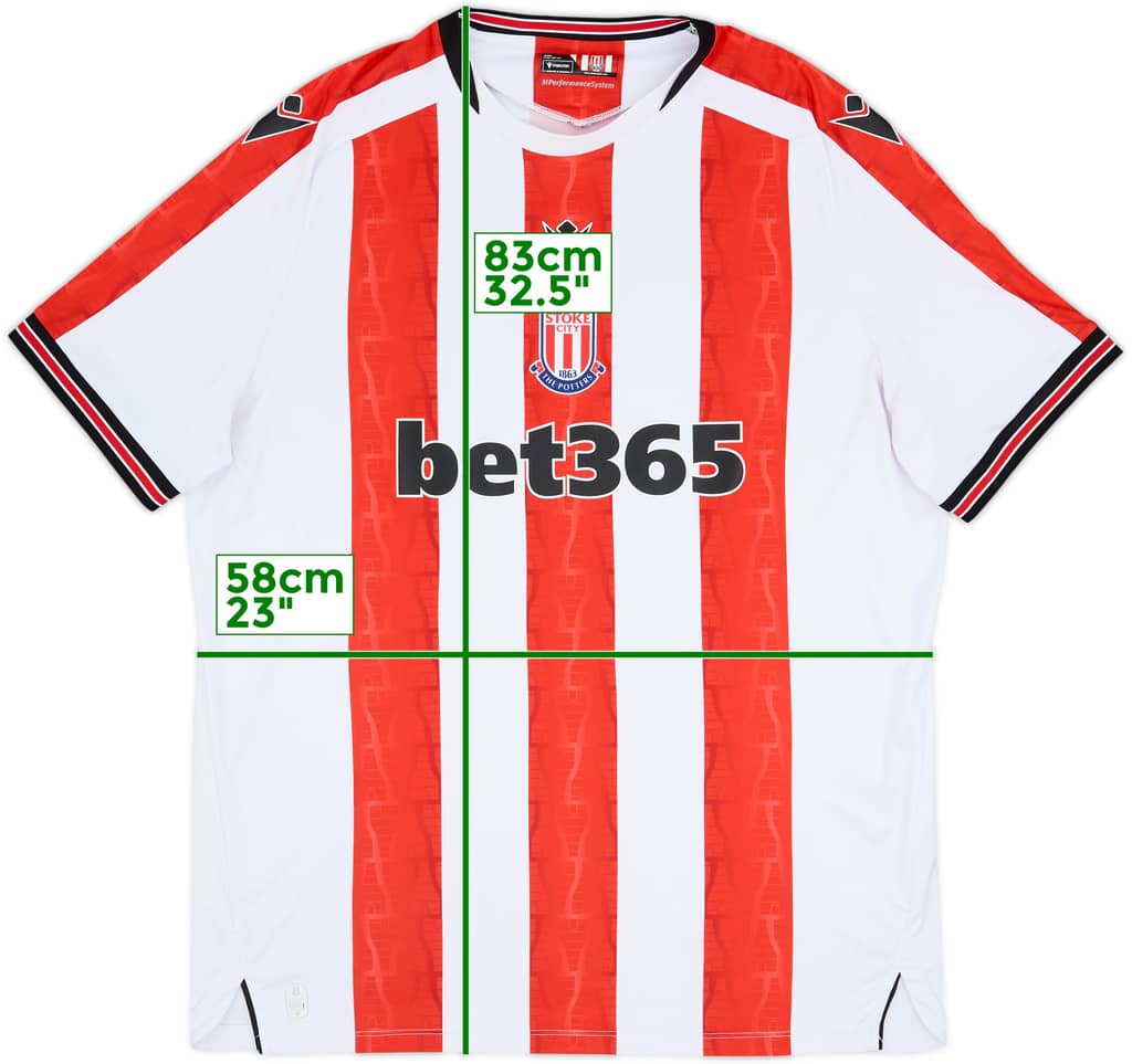 2024-25 Stoke City Home Shirt - 10/10 - (3XL)
