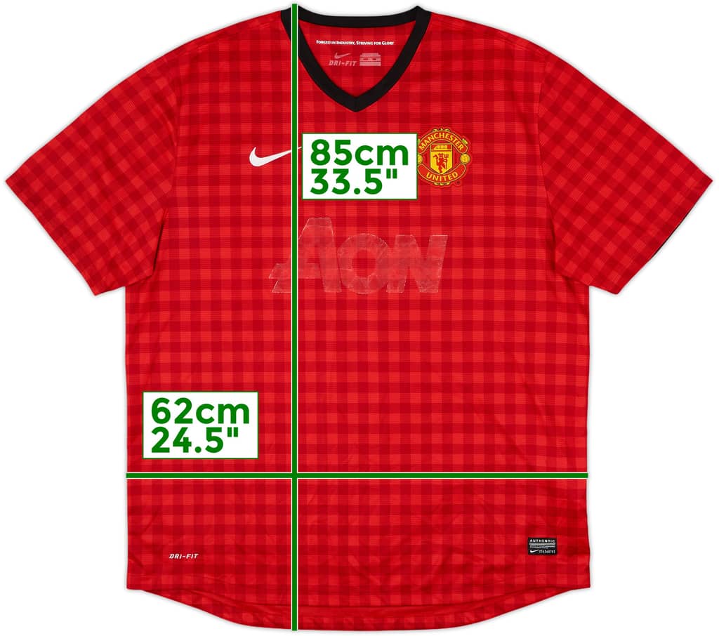 2012-13 Manchester United Camiseta Local - 4/10 - (XXL)