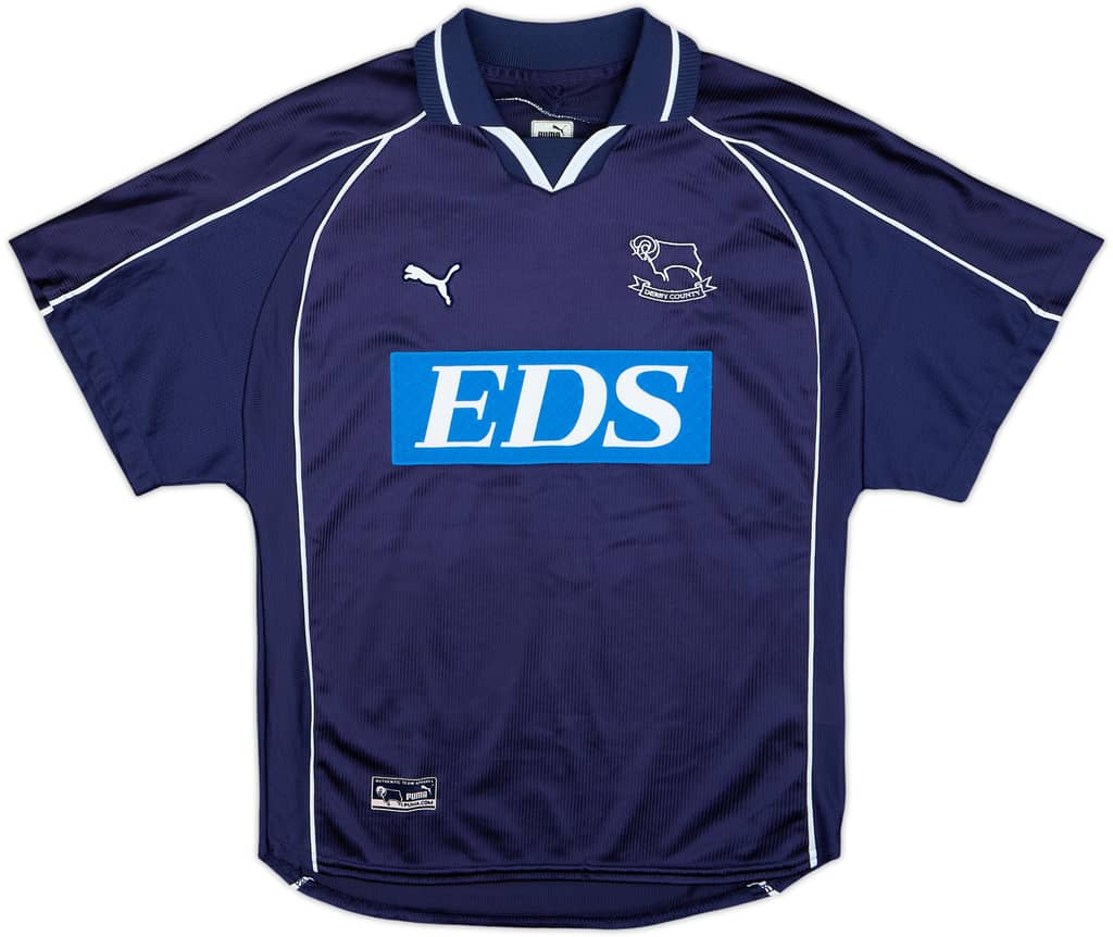 2000-01 Derby County Away Shirt - 8/10 - (M.Boys)