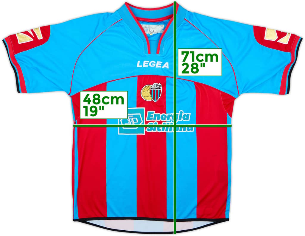 2005-07 Catania Home Shirt - 7/10 - (L)
