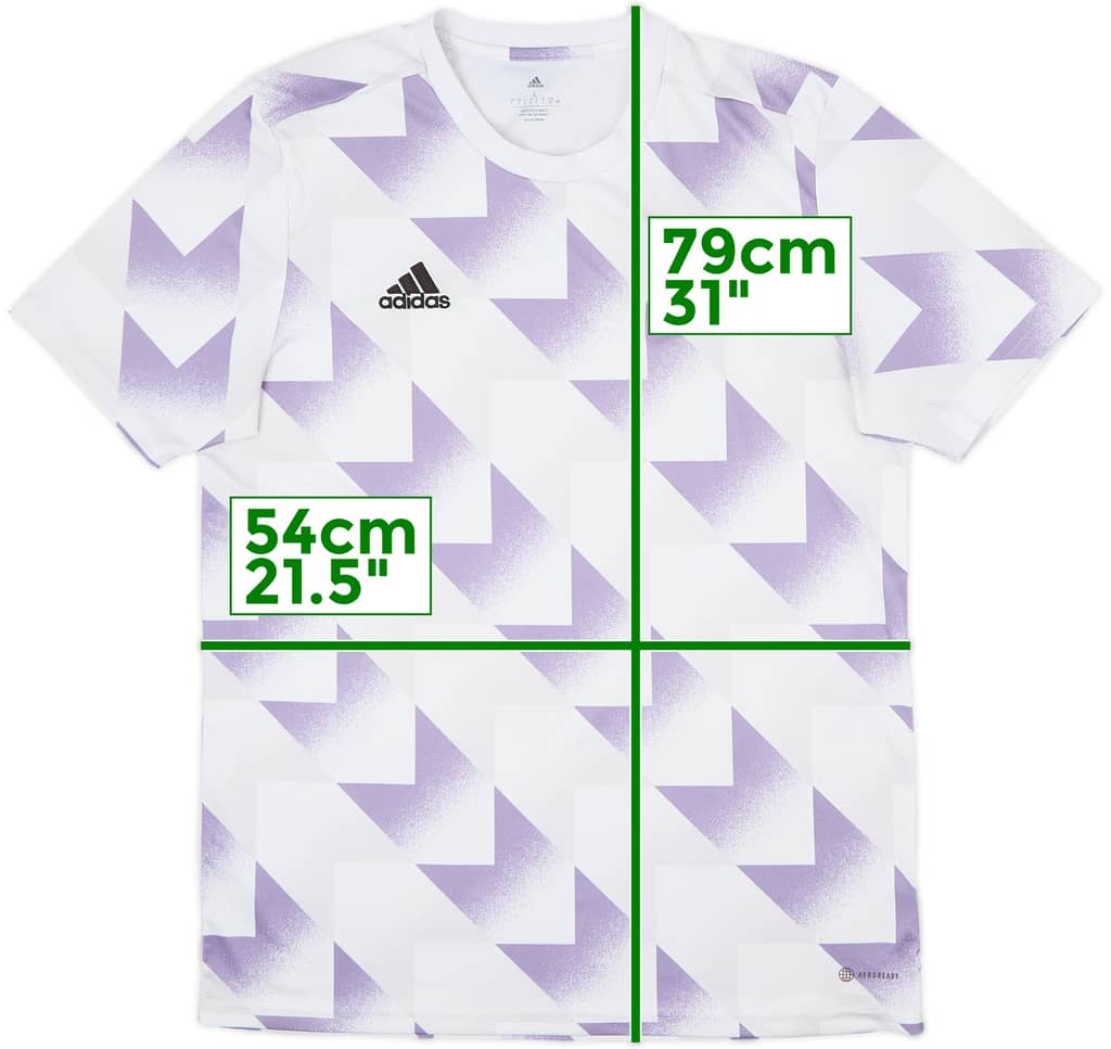 2022-23 Real Madrid adidas Training Shirt - 8/10 - (L)