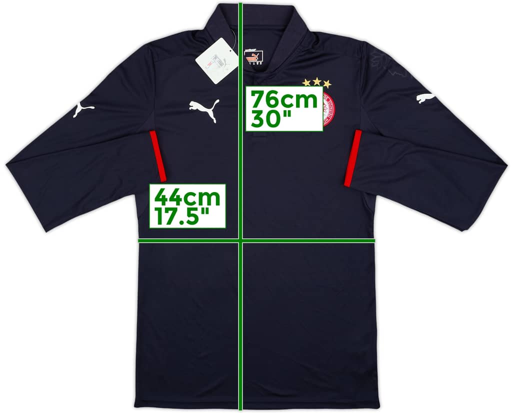 Camiseta de la tercera equipación del Olympiakos de manga larga 2012-13 (M)