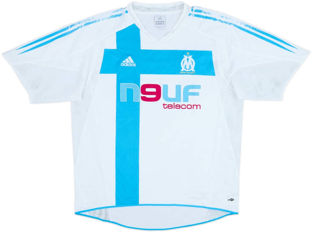 2004-05 Olympique Marseille Home Shirt - 4/10 - (XL)