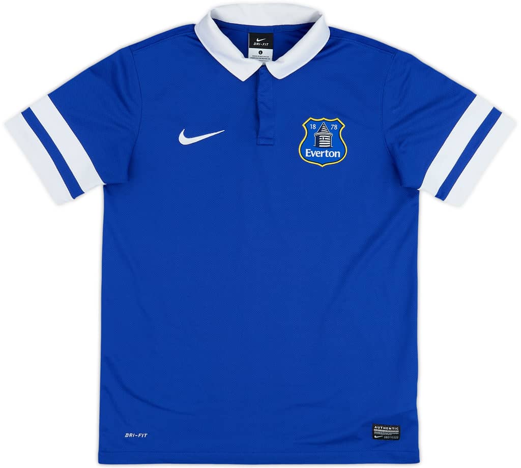 2013-14 Everton Home Shirt - 7/10 - (L.Boys)