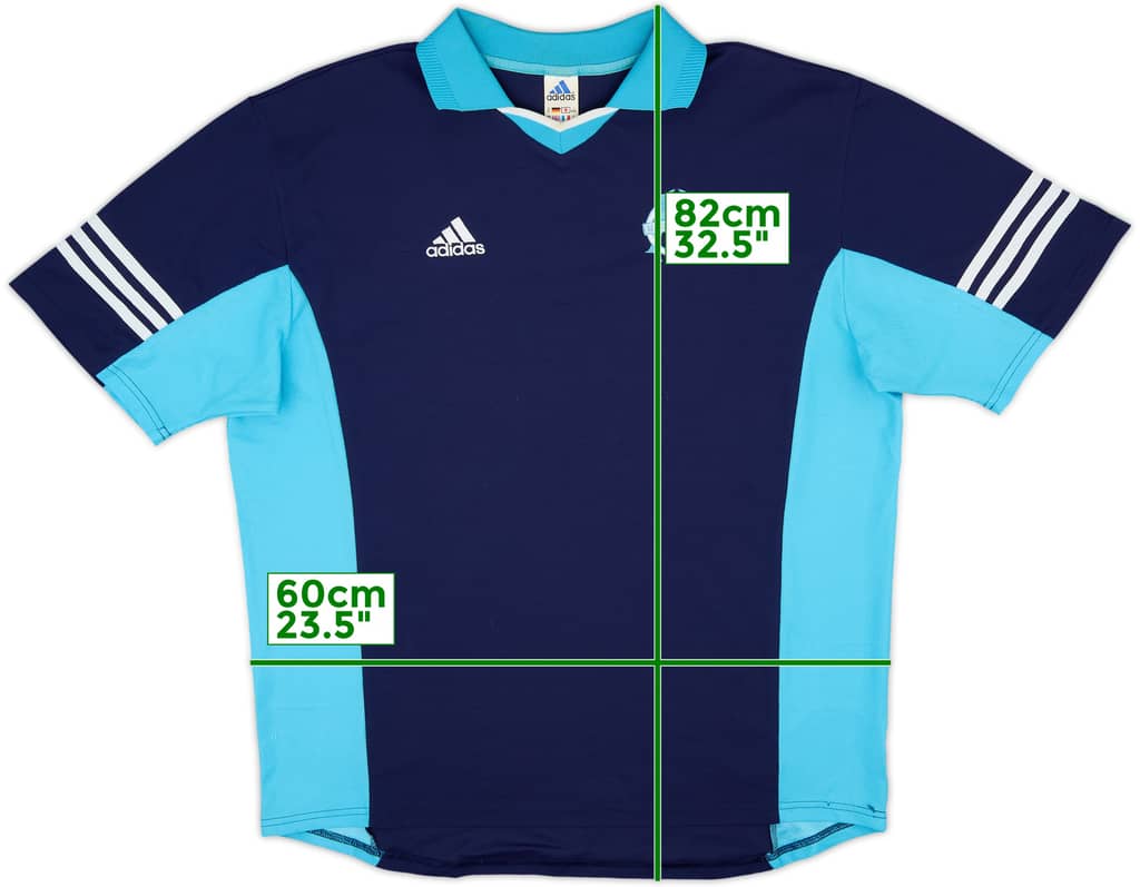 2000-01 Olympique Marseille adidas Training Shirt - 7/10 - (XL)