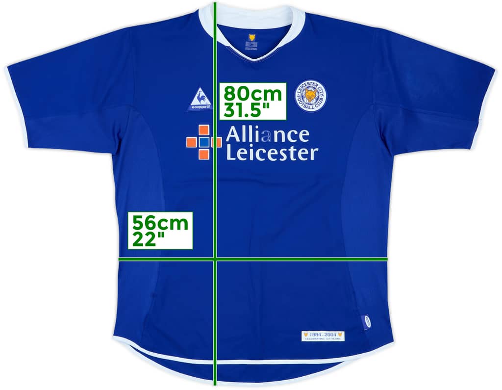 2003-04 Leicester Home Shirt - 5/10 - (L)