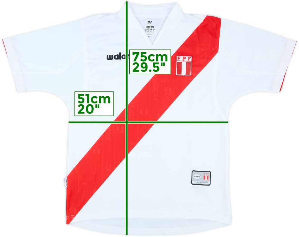 2004-06 Peru Home Shirt - 9/10 - (M)