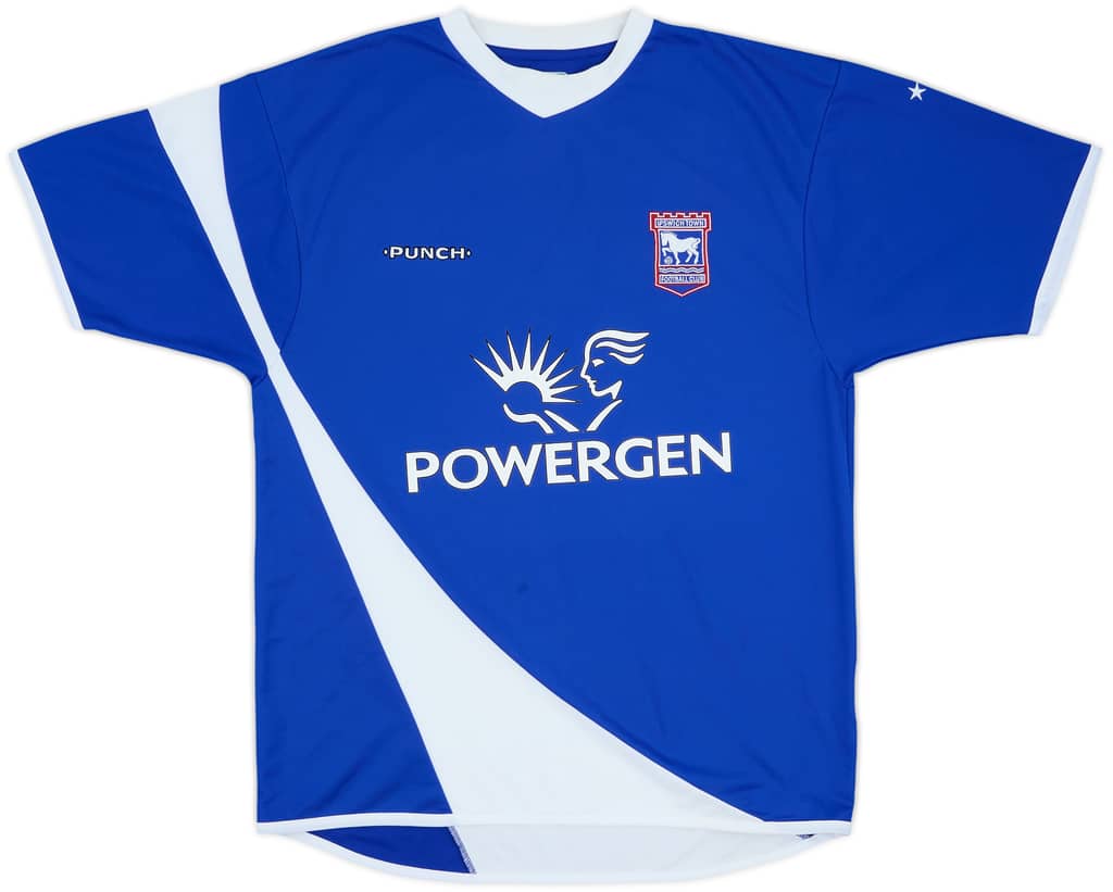 2005-07 Ipswich Home Shirt - 9/10 - (L)