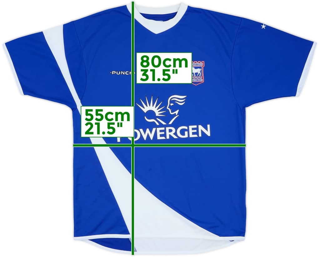 2005-07 Ipswich Home Shirt - 9/10 - (L)