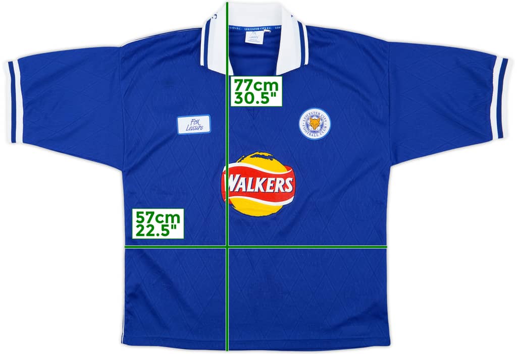 1998-00 Leicester Home Shirt - 9/10 - (L)