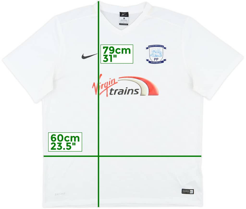 2015-16 Preston North End Home Shirt - 8/10 - (XL)