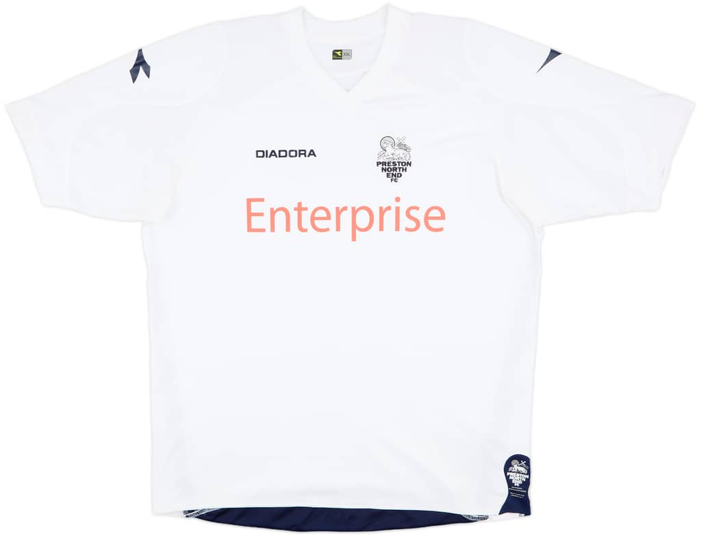 2008-09 Preston North End Home Shirt - 8/10 - (XXL)