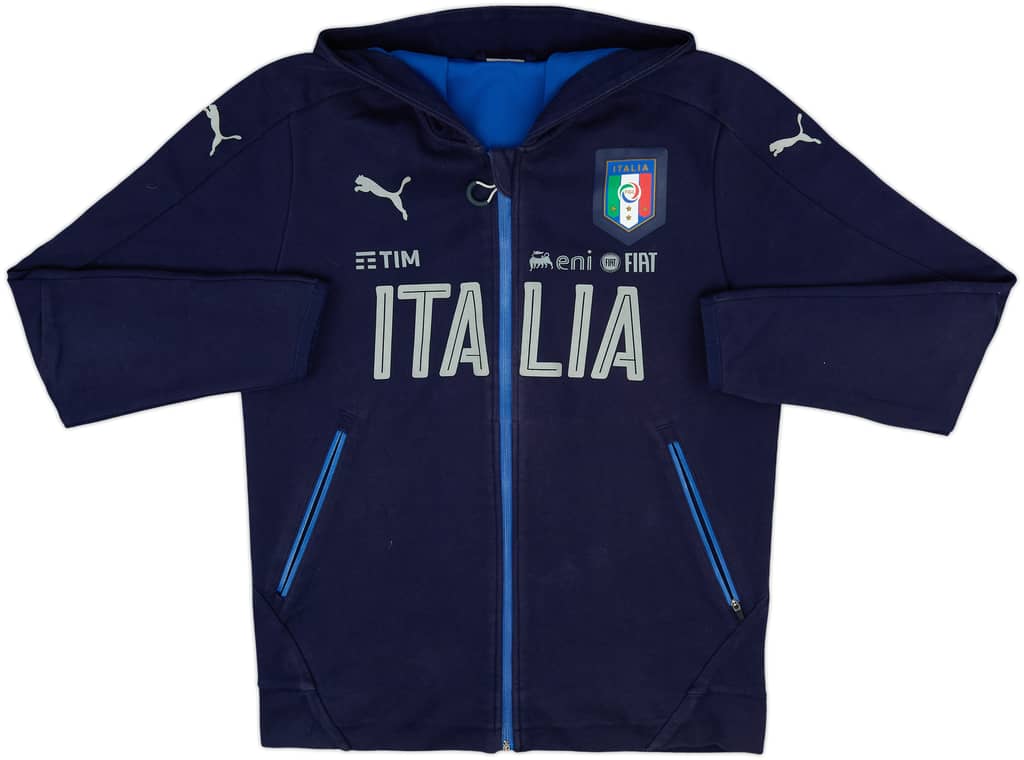 2016-17 Italy Puma Casuals Hooded Jacket - 7/10 - (M)