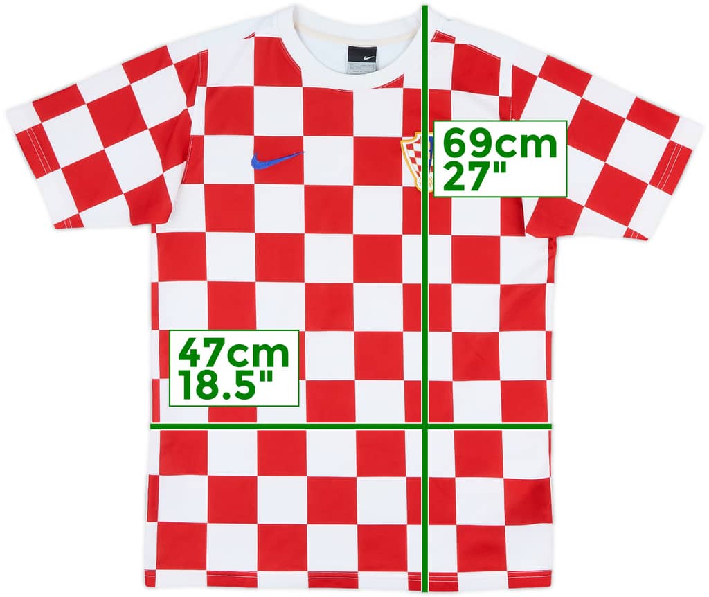 2006-08 Croatia Basic Home Shirt - 8/10 - (XL.Boys)