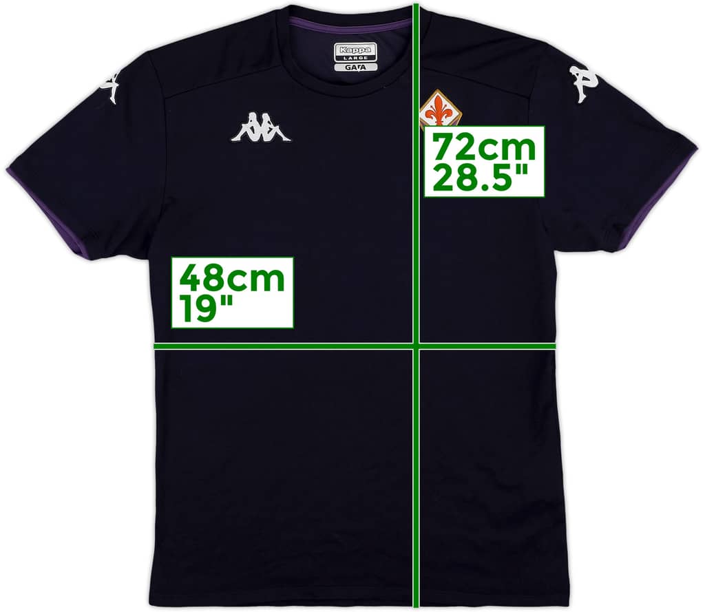 2021-22 Fiorentina Kappa Training Shirt - 9/10 - (L)