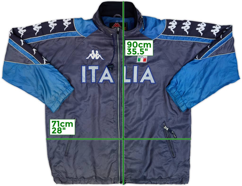 2000-01 Italy Kappa Hooded Track Jacket - 6/10 - (XL)