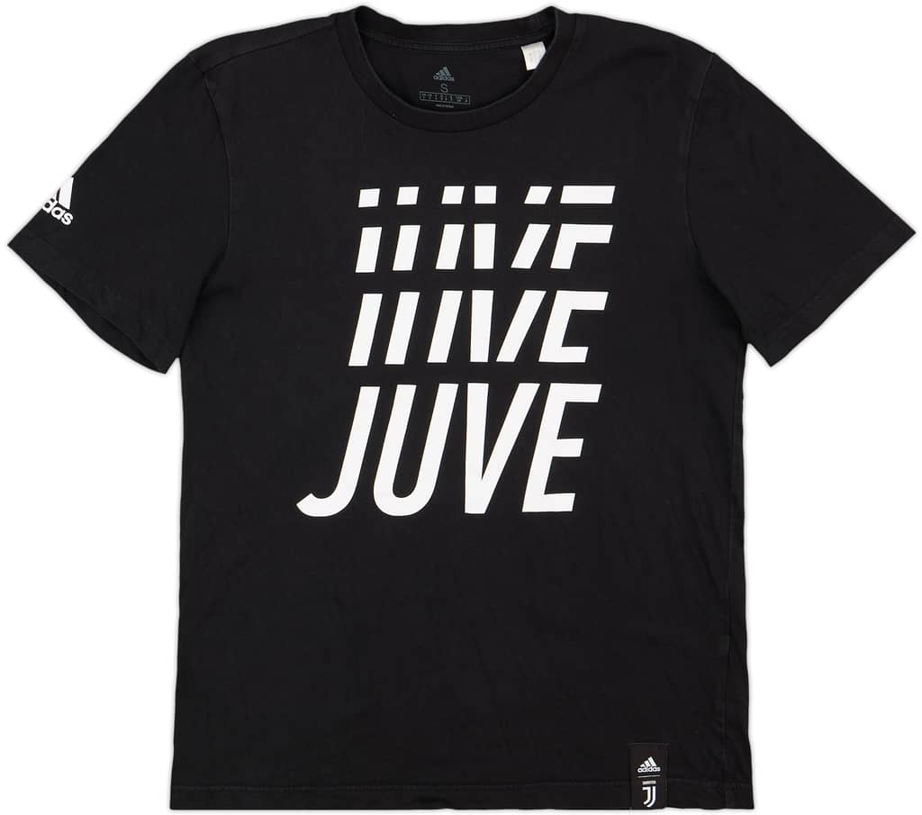 2019-20 Juventus adidas Cotton Tee - 9/10 - (S)