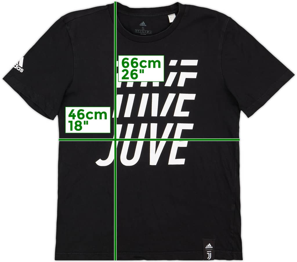 2019-20 Juventus adidas Cotton Tee - 9/10 - (S)